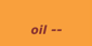 A flashing of "OIL --" indicates a malfunction of the indicator.