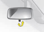 Manual interior mirror