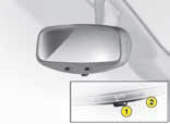 Automatic photochromic interior rear view mirror