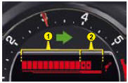 Engine oil temperature gauge