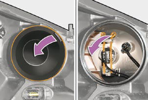 Front lamps Changing a bulb :: Practical information :: Citroen C3 Owner's :: Citroen C3 - CitroClub.com