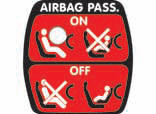 The front passengers airbag can be deactivated.